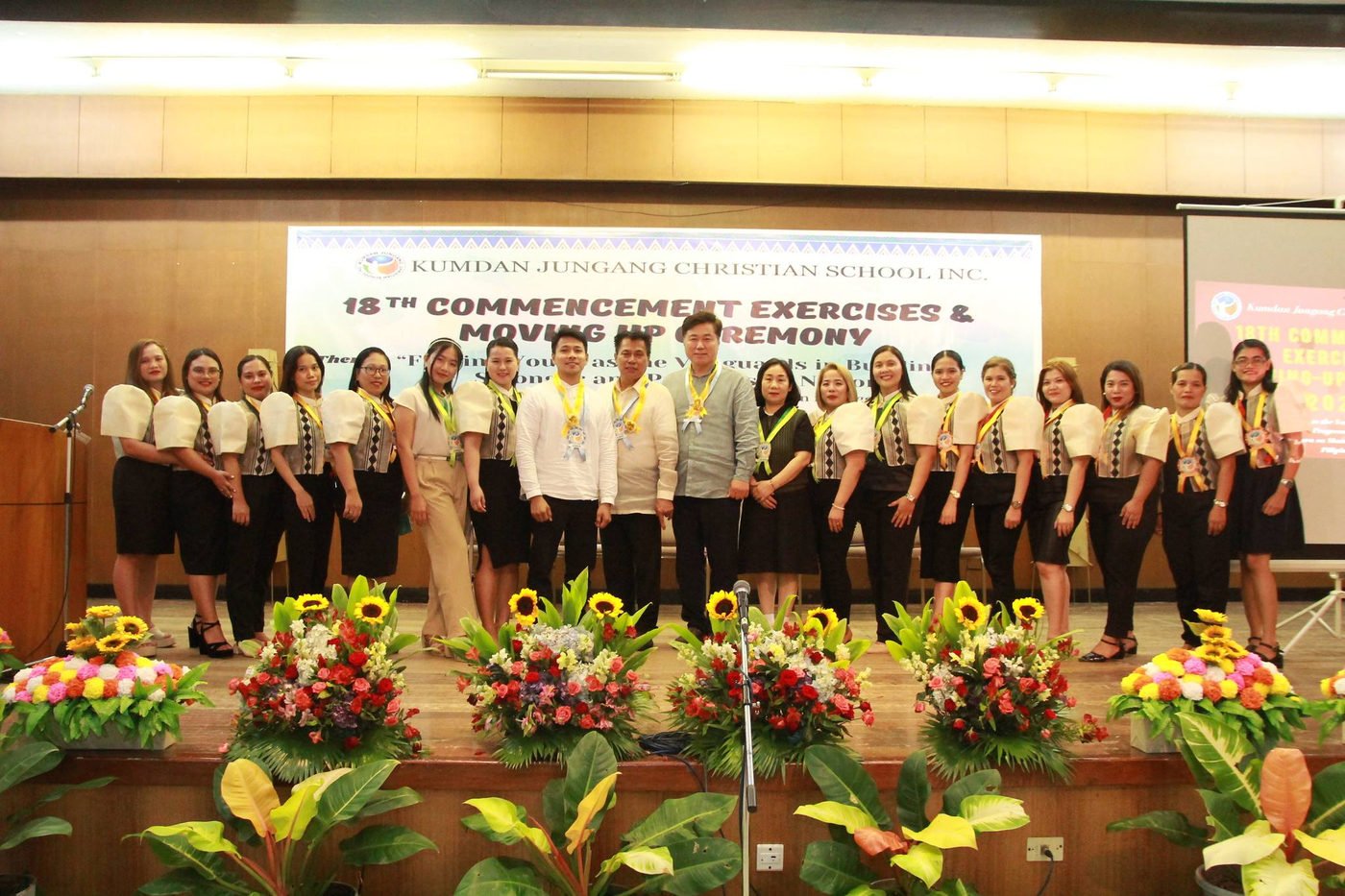 Commencement exercises and moving-up ceremony