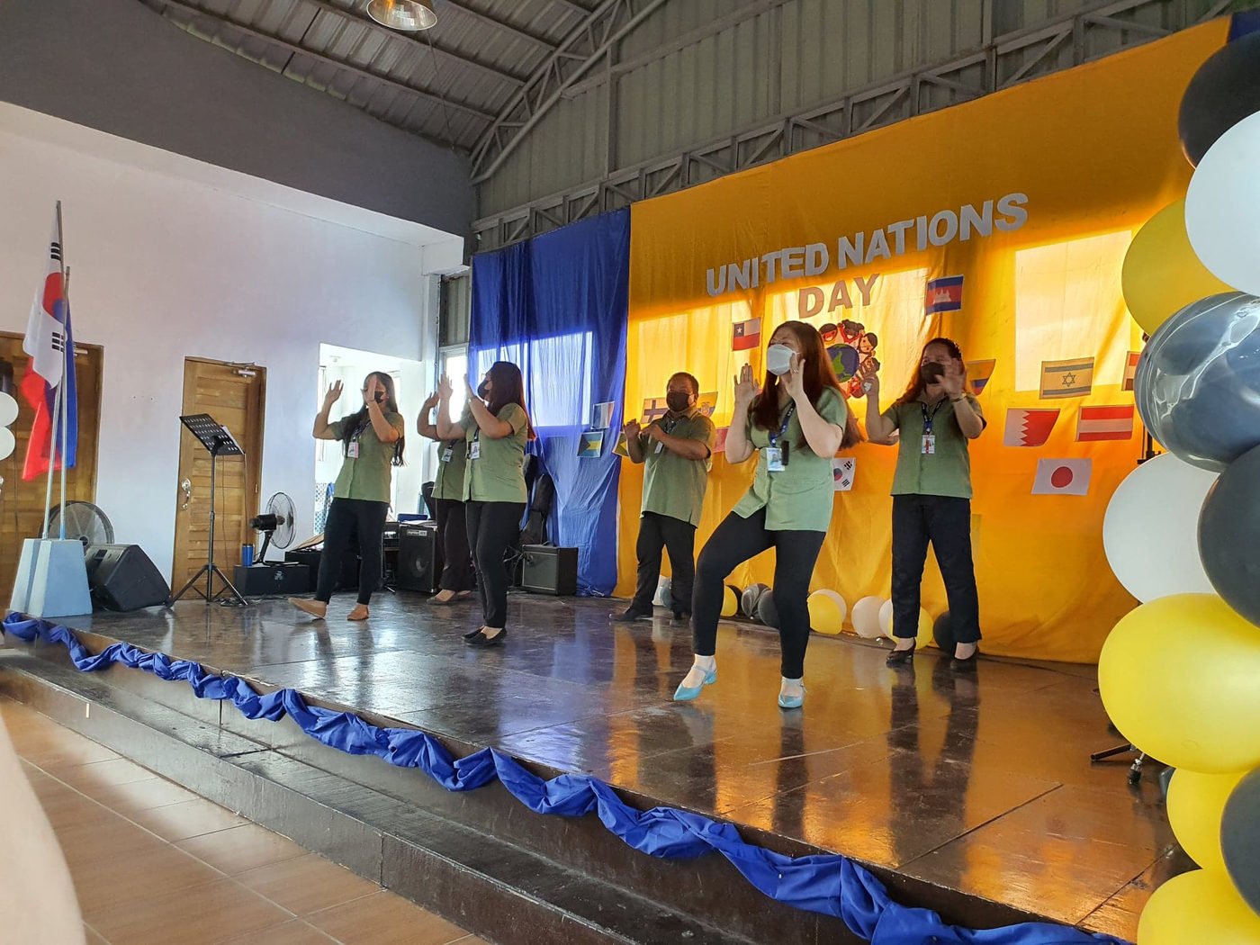 United Nations Day presentation in the worship hall